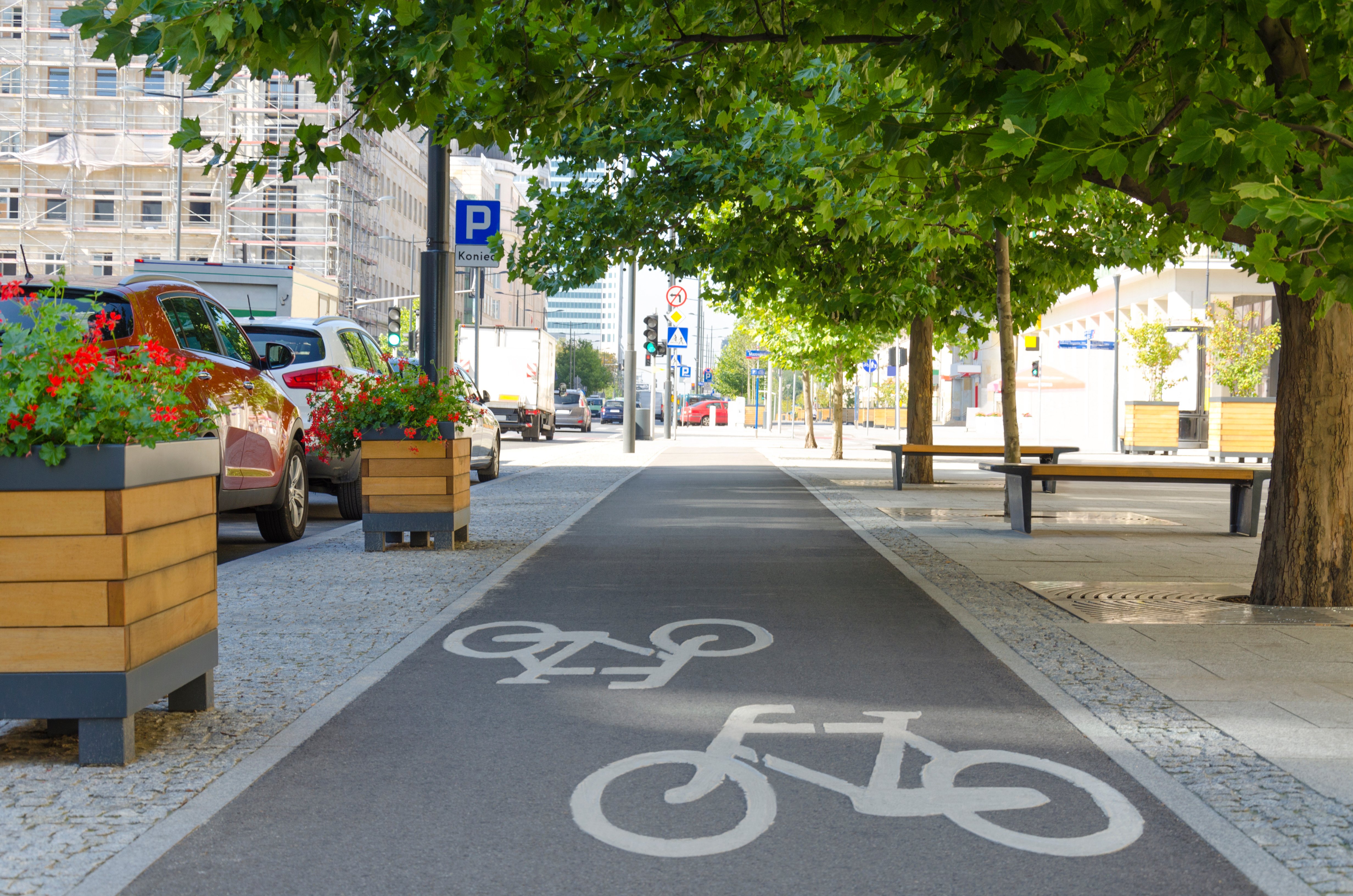 Cycling infrastructure in the city